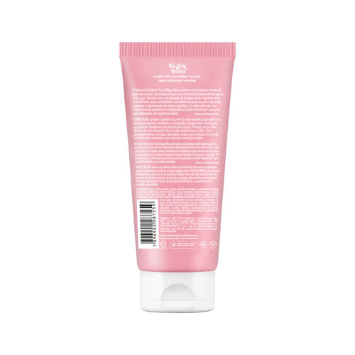 Sabonete Esfoliante Facial Antioleosidade Negra Rosa 150g