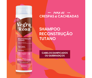 Shampoo Reconstrução Tutano Negra Rosa 300ml