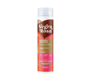 Shampoo Nutrição Manteiga Negra Rosa 300ml