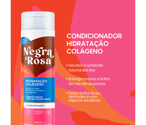 Condicionador Hidratação Colágeno Negra Rosa 300ml