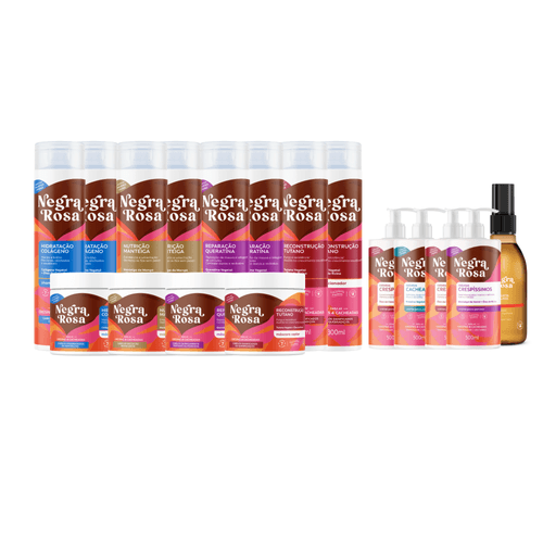 Kit Capilar Linha Completa Tratamento + Cremes de Pentear