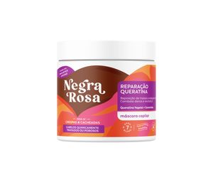 Máscara Capilar Reparação Queratina Negra Rosa 500g