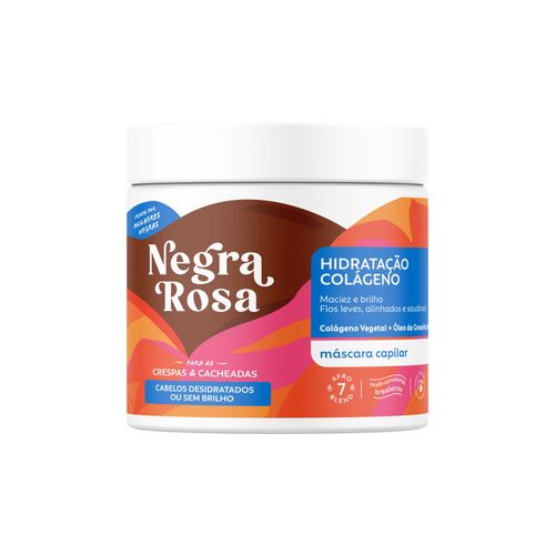Máscara Capilar Hidratação Colágeno Negra Rosa 500G
