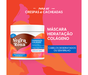 Máscara Capilar Hidratação Colágeno Negra Rosa 500G