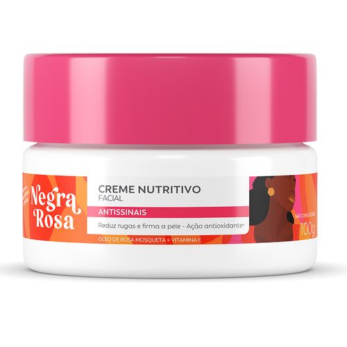 Creme Nutritivo Facial Negra Rosa 100g