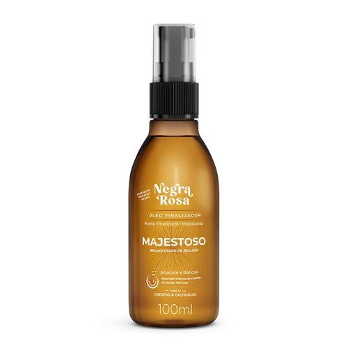Óleo Majestoso Finalizador Capilar Negra Rosa 100ml