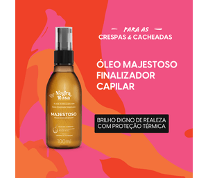 Óleo Majestoso Finalizador Capilar Negra Rosa 100ml