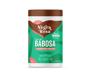 Creme Capilar 2 em 1 Óleo de Babosa e Queratina Vegetal Negra Rosa 1kg