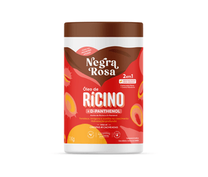 Creme Capilar 2 em 1 Óleo de Rícino e D-Panthenol Negra Rosa 1kg