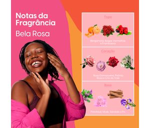 Spray Perfumado Desod Bela Rosa Negra Rosa 200ML