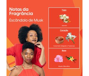 Oléo Perf Desod Corp Escândalo de Musk Negra Rosa 100ML