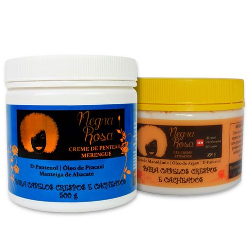 Combo Merengue + Gel Creme Negra Rosa