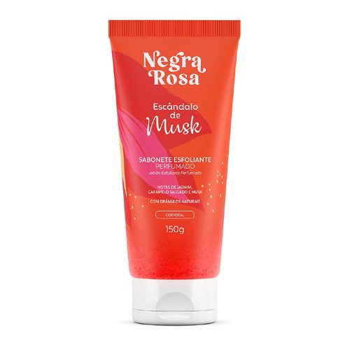 Sabonete Esfoliante Corp Escândalo Musk Negra Rosa 150G
